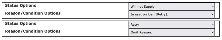 Retry Status Examples